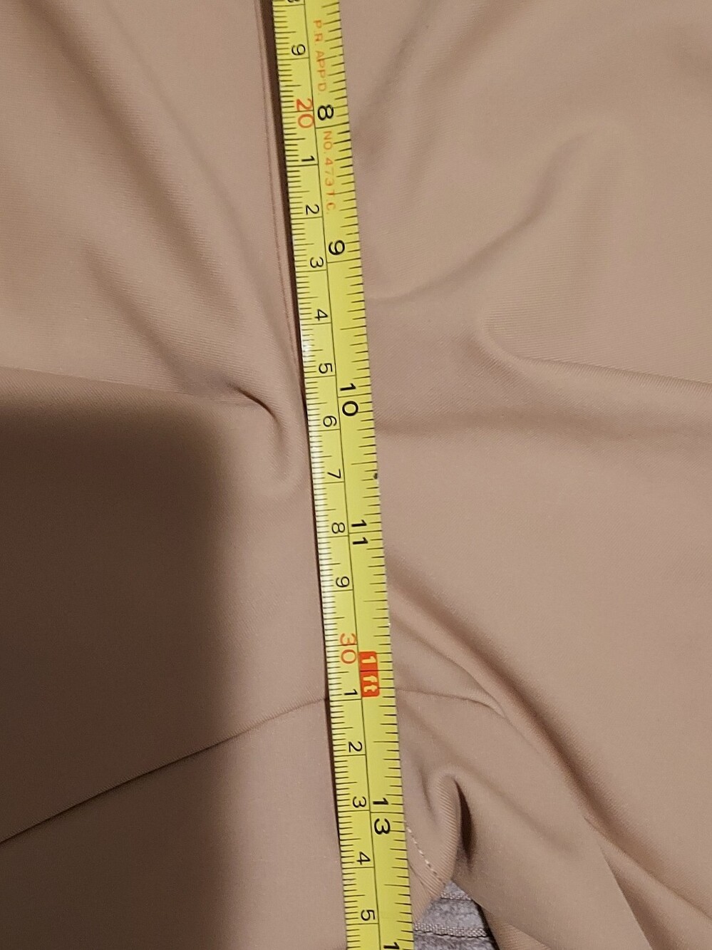 Old Navy Active Powersoft High Rise Bike Shorts Tan Khaki Size L Gym Comfort - Picture 9 of 11